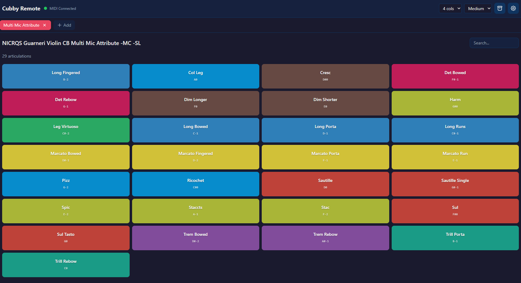 Cubby Remote iPad Interface